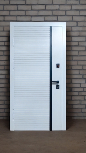 С черной полосой на белом МДФ