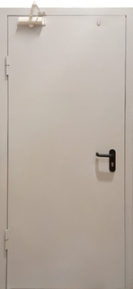 Металлическая огнестойкая дверь ei-60 с доводчиком
