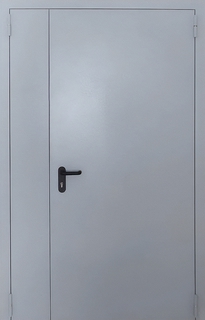 Полуторастворчатая глухая огнестойкая дверь